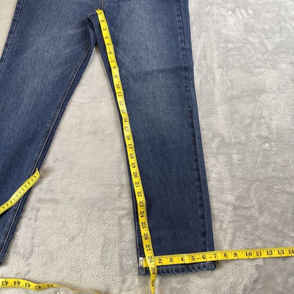 NEW Seven7 Women's 90's Straight Jean Size 8 Dark Wash High Rise 32x29 NWT - Picture 4 of 12